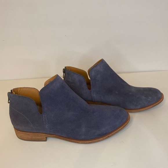 Kork-Ease Renny Leather Bootie in Navy color Women NEW!! - Picture 5 of 9